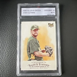 2009 Topps Allen and Ginter #270 Josh Outman RC Oakland Athletics. FGS 10 - Picture 1 of 2