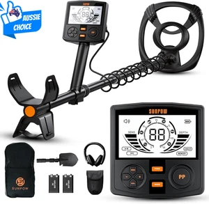 Metal Detector for Adults Professional - High Accuracy with 12" Waterproof Coil, - Picture 1 of 12