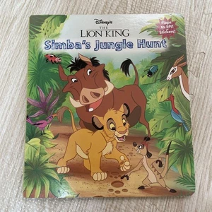 Disney The Lion King Simba's Jungle Hunt Flap Book with Stickers - Picture 1 of 4