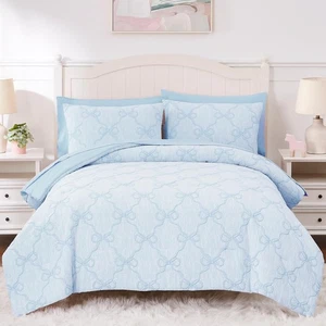 Full Size Comforter Sets with Sheets for Girls-7 Pieces Full Size Bedding Set... - Picture 1 of 8