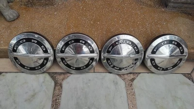 Ford F100 1964 1966 camioneta pickup plato para perros tapacubos cubiertas centrales de rueda 10 1/2" Foto 1 de 4