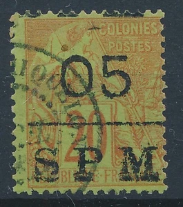 Briefmarke St. Pierre und Miquelon 8 Obl Ref. KLM 2080 - Bild 1 von 1