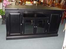 Ethan Allen Entertainment Units and TV Stands | eBay - ETHAN ALLEN BLACK, WOOD TV STAND