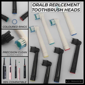 Replacement Oral B Toothbrush Heads Electric Brush Teeth Health Compatible All - Picture 1 of 3