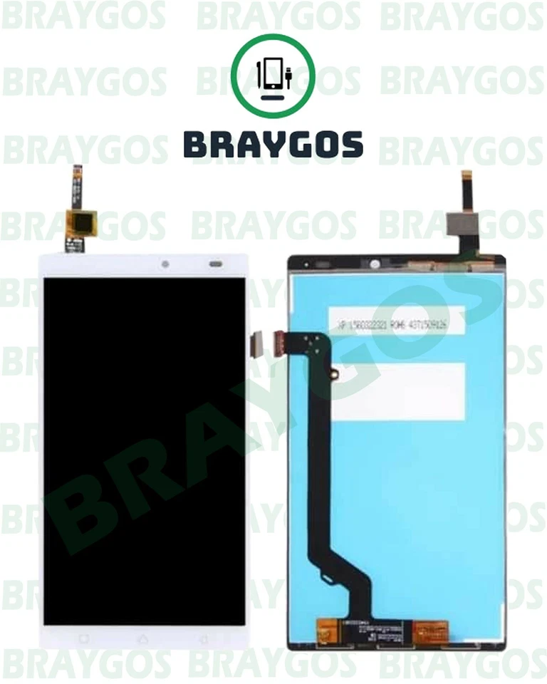 Replacement For Lenovo Vibe K4 Note A7010A48 LCD Touch Screen Display White - Image 1 of 1