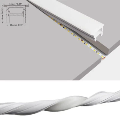 16.4ft Silicone LED Channel FlexibleTube for 5mm LED Light Strip Through Free - Image 1 of 4