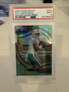 2020 Select Field Level Dragon Scale Tua Tagovailoa Rookie /67 PSA 9 - Bild 1 von 3