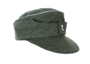 - Gorra de esquí gris campo - Segunda Guerra Mundial|| reproducción alemana todas las tallas oficiales M43 - Imagen 1 de 3
