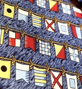MYSTIC SEAPORT NEWPORT DRESS SUIT DESIGNER NECKTIE TIE FREE SHIPPING - Picture 1 of 5