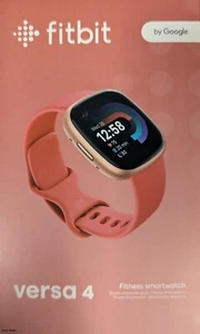 Google Fitbit Versa 4 Smartwatch Fitness-Tracker Android / iOS Sandrosa NEU&OVP - Bild 1 von 1