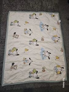 Genuine Sanrio Pochacco Quilted Blanket 150 X 110 Cm Beautiful Quality - Foto 1 di 4