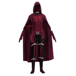 Adults Kids Children Scarlet Witch Cosplay Costume Jumpsuit Halloween Outfit Set - Picture 1 of 8