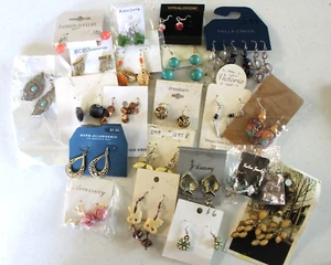 Menge 21 Drop Dangle verschiedene gemischte Vielfalt Ohrringe (E106) - Bild 1 von 9