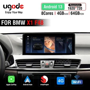 10.25inch 4+64GB Android13 Screen UPGRADE CarPlay BMW X1 F48 NBT 2016-2017 Ugode - Picture 1 of 12