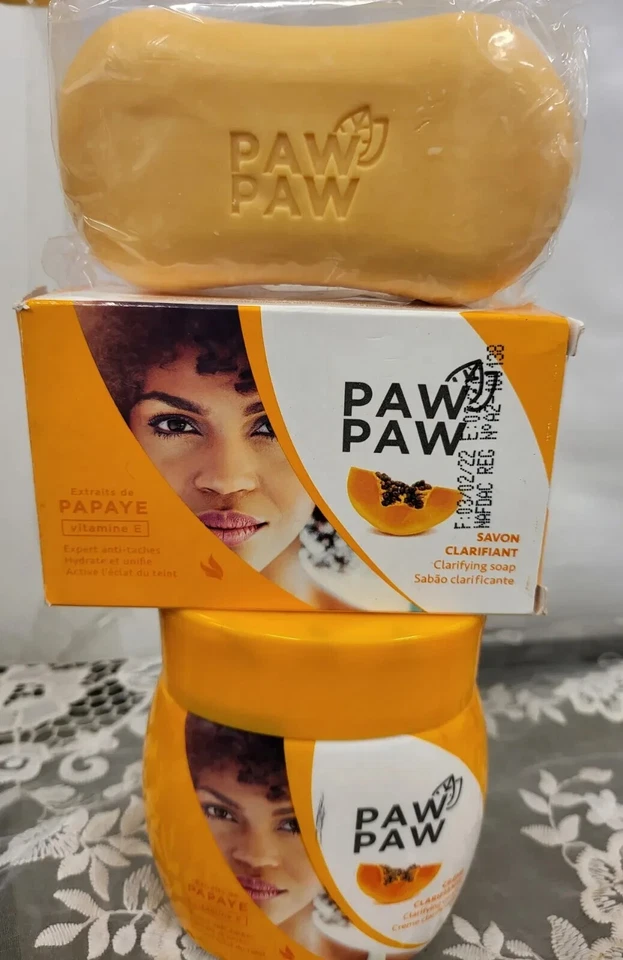 PLUS PAW PAW FACE CREAM 300ML & PAW PAW SOAP 180 GRAMS