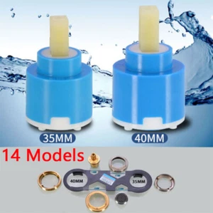 Hot Cold Water Faucet Spool Fittings Tap Cartridge Shower Mixing Valve 35mm 40mm - Picture 1 of 20