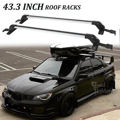 Багажник грузовой верхний багажник на крышу 43 дюйма для Subaru Impreza 2000-2023 годов выпуска - Изображение 1 из 4