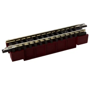 Rokuhan R085 Pont Balken / Deck Trägerbrücke (dunkelrot) 550 mm 1 Stück - Z - Bild 1 von 3