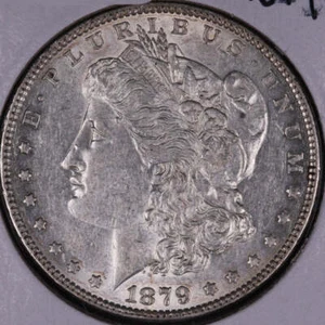 1879 Morgan Silver Dollar, Mint State Uncirculated Coin, STORE SALE #DR0140 - Picture 1 of 2