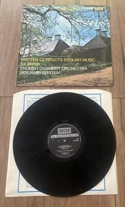 SXL 6405 WB Britten Conducts English Music For Strings NEAR MINT Decca Record - Picture 1 of 4