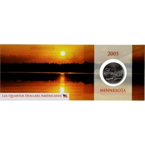 [#1289987] United States, quarter dollar, Minnesota, 2005, Philadelphia, Copper- - Picture 1 of 2