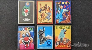 NEUE MOTIVE! Magneten mit Plakatmotiven Staatszirkus der DDR VEB Zentral-Zirkus - Bild 1 von 1