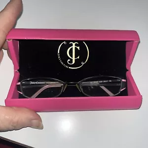 JUICY COUTURE “BEHAVE” Eyeglasses Frame Petite 50-17-135 Black/Pink Matte 0JQB - Picture 1 of 3