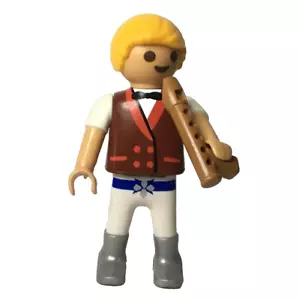 Playmobil Musician Boy con strumento musicista flauto - C35 - Foto 1 di 4