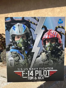 DID US Navy Fighter F-14 Pilot Tom & Nick MA80182 1/6 FIGURA DE ACCIÓN JUGUETES Topgun - Imagen 1 de 11