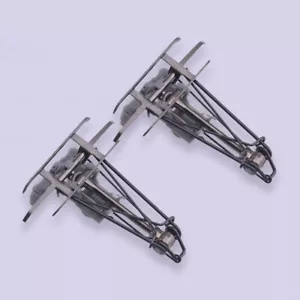2pcs 1:87 Arm Pantograph Bow Electric Traction Antenna Part HO Scale Model - Picture 1 of 6