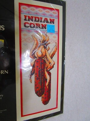 Indian Corn Counted Cross Stitch Kit #CS86 (1989, Monarch Horizons) - Image 1 of 3