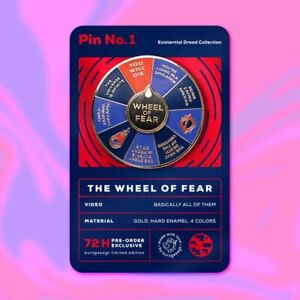 Kurzgesagt Limited Edition Pin No. 5 Wheel Of Fear SEALED