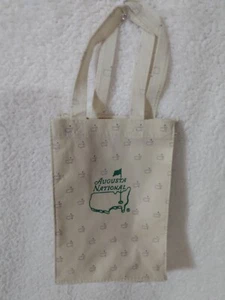 Vintage Masters Burlap Tote Small Bag Augusta National 9"X6" - Picture 1 of 5