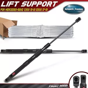 2x Front Hood Lift Support for Mercedes-Benz W177 W205 C300 C43 AMG E300 E53 AMG - Picture 1 of 11