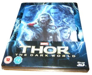 Thor: The Dark World - Lenticular Cover - New 3D Blu-Ray - Steelbook Edition - Picture 1 of 2