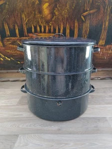 Spremiagrumi a vapore vintage "THE JUICER" smalto granito n. 6605 VAPORIERA - Foto 1 di 24