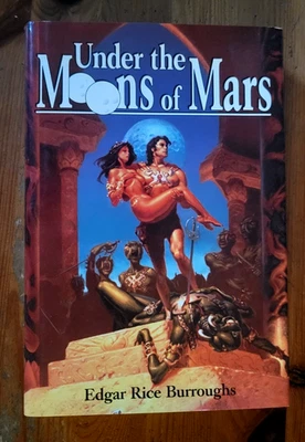 UNDER THE MOONS OF MARS [Barsoom #1-#3]  (1991)  Edgar Rice Burroughs Hardcover - Image 1 of 3