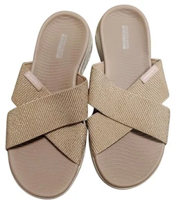 Chanclas Skechers Goga Mat Mujer Elásticas Talla 7 Sandalia Rosa - Imagen 1 de 3