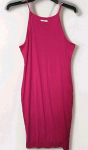 NUEVO CON ETIQUETAS BAR III Vestido Midi "Pavo Real Rosa" Talla Grande Forrado Bodycon Playa Verano Informal - Imagen 1 de 9