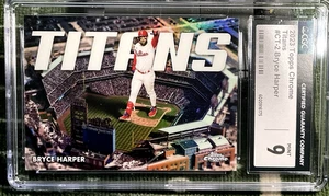 2023 TOPPS CHROME TITANS CT-2 BRYCE HARPER CGC 9 - Picture 1 of 3
