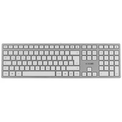 Cherry KC6000 Slim USB silver Tastatur - Bild 1 von 2