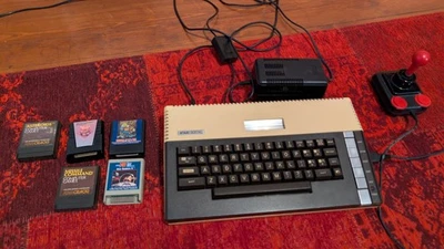 Atari 800 XL Voll funktionsfähigen mit 5 Spielen - Bild 1 von 4