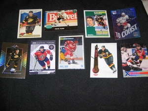 LOT (9) PAVEL BURE NHL STAR LEGEND AUTHENTIC VINTAGE HOCKEY CARDS NICE!!! - Picture 1 of 7