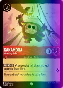 Lorcana Kakamora - Menacing Sailor (111/228) Into the Inklands NM FOIL - Picture 1 of 1
