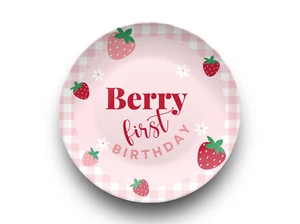 Berry First Birthday Party Decor - Berry First Party Supplies - Non Breakable Sm - Bild 1 von 7