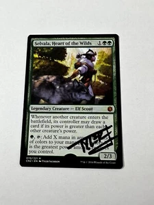 MTG Magic Selvala, Heart Of The Wilds Signed Proof x1 CN2 Conspiracy Jacobson - Picture 1 of 2