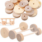  Wooden Wheel and Stick Set Boy Craft Wheels Automotive Accessories Treaded