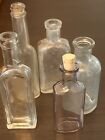 Vintage+Antique+Medicine+Bottles+Lot+Of+5+Small