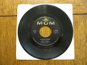 Connie Francis – Jealous Heart - 1965 - MGM Records K13420 7" Single VG+/Generic - Picture 1 of 2