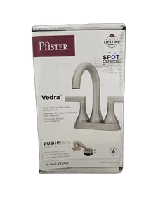 Pfister Vedra 4 in. Centerset Double Handle Bathroom Faucet in Brushed Nickel - Picture 1 of 1